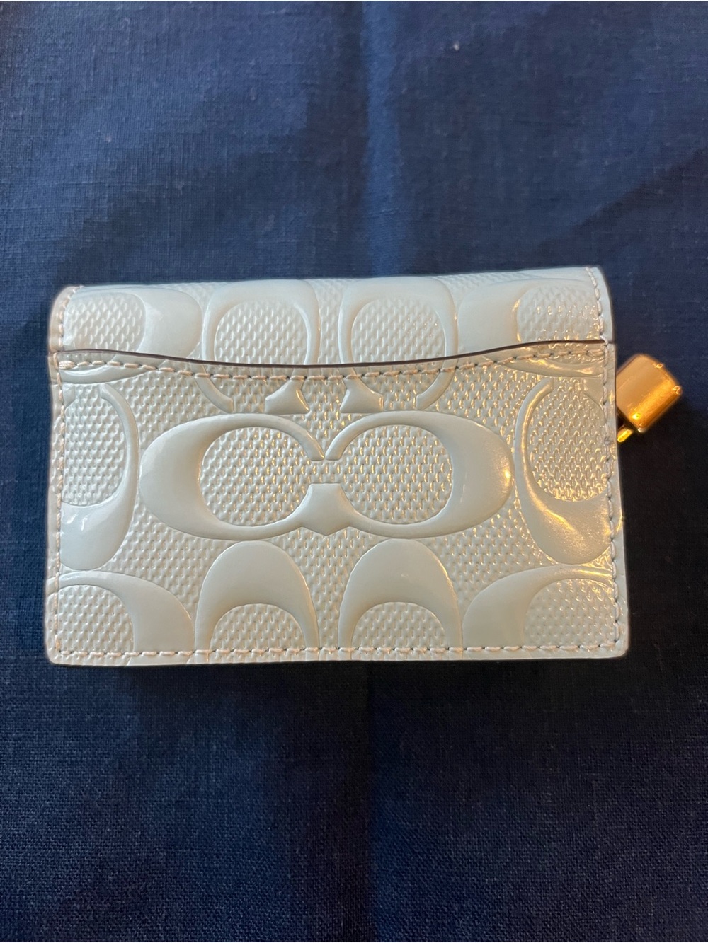Blue Coach Wallet - Picture 2 of 4